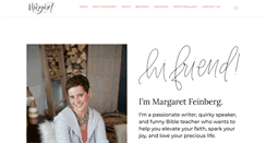 Desktop Screenshot of margaretfeinberg.com